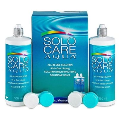 Solocare Aqua Dublu (2*360 ml)