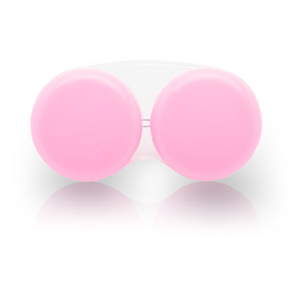 Suport pentru lentile de contact roz